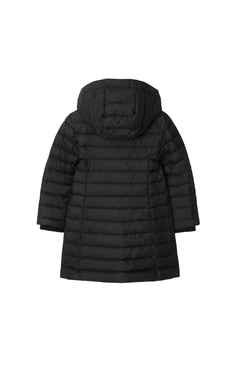 Burberry Hooded Puffer Coat, Alternate, color, Black