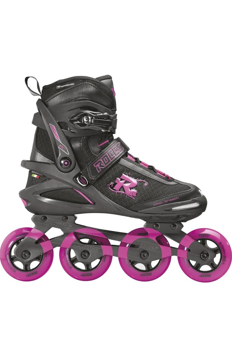 Roces PIC TIF Womens Inline Skates, Main, color, Black/Fuschia