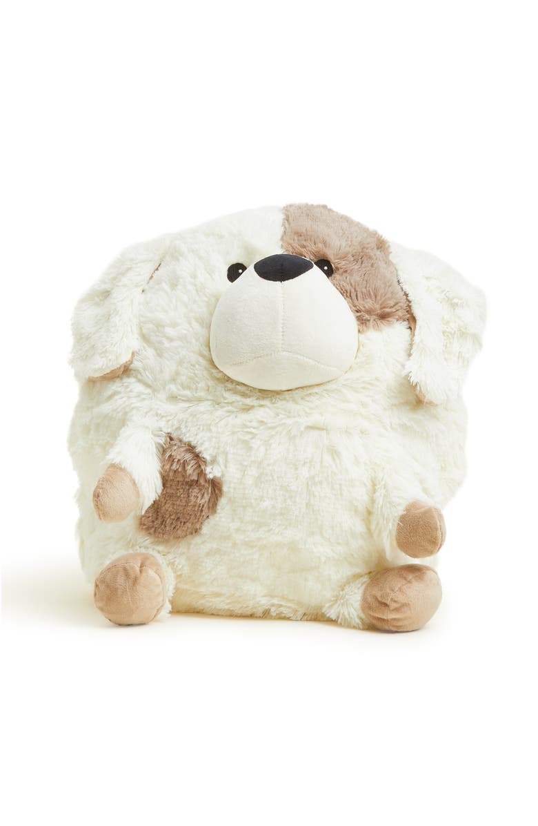 Warmies Supersized Puppy Hand Warmer Plush Toy, Alternate, color, Light Beige
