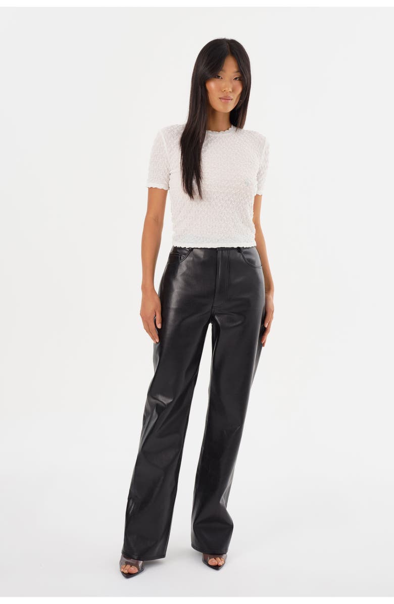 LAMARQUE Demora | Recycled Leather Pants, Alternate, color, Black