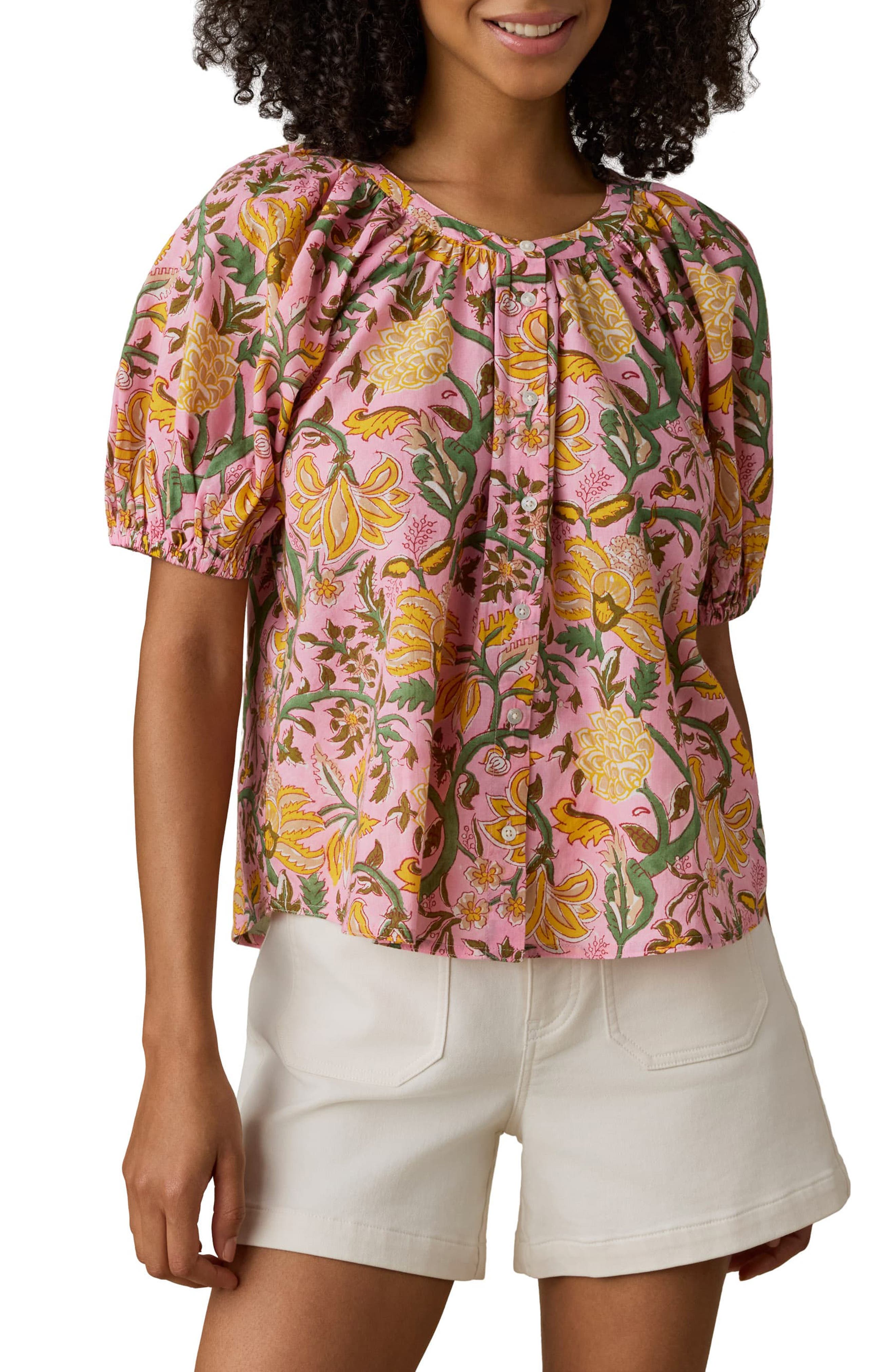 Lettie Voile Button-Up Shirt - image 5