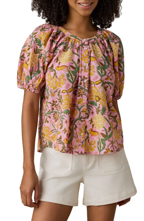 Lettie Voile Button-Up Shirt