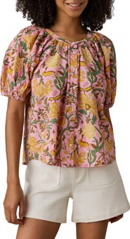 Faherty Lettie Voile Button-Up Shirt