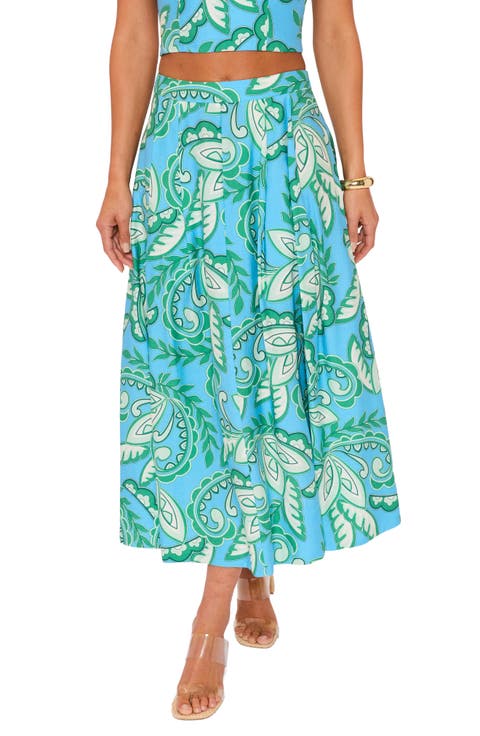 Florence Abstract Paisley Skirt