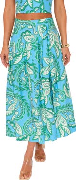 VICI Collection Florence Abstract Paisley Skirt