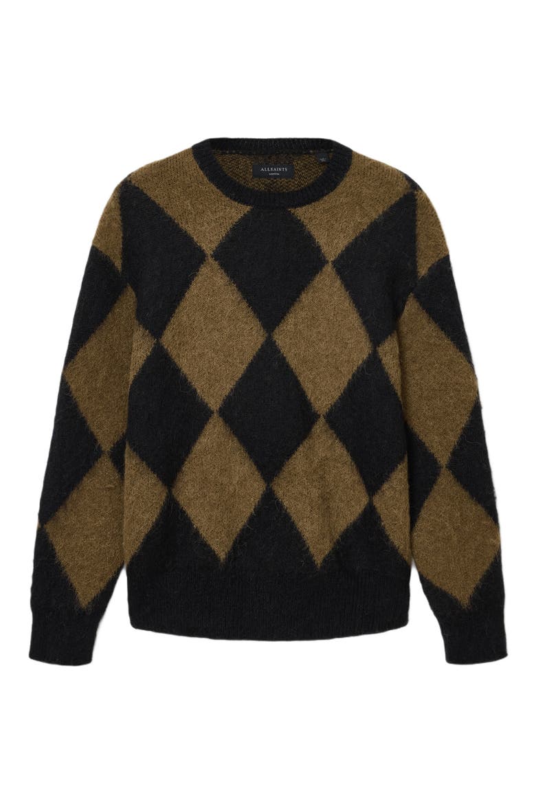 Bower Crewneck Sweater, Alternate, color, BLACK/ BROWN
