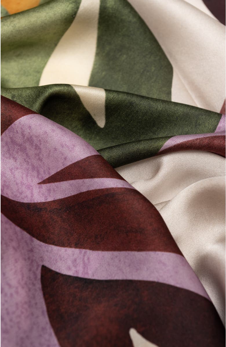 Elizabetta Livia - Silk Scarf Shawl for Women, Alternate, color, Burgundy