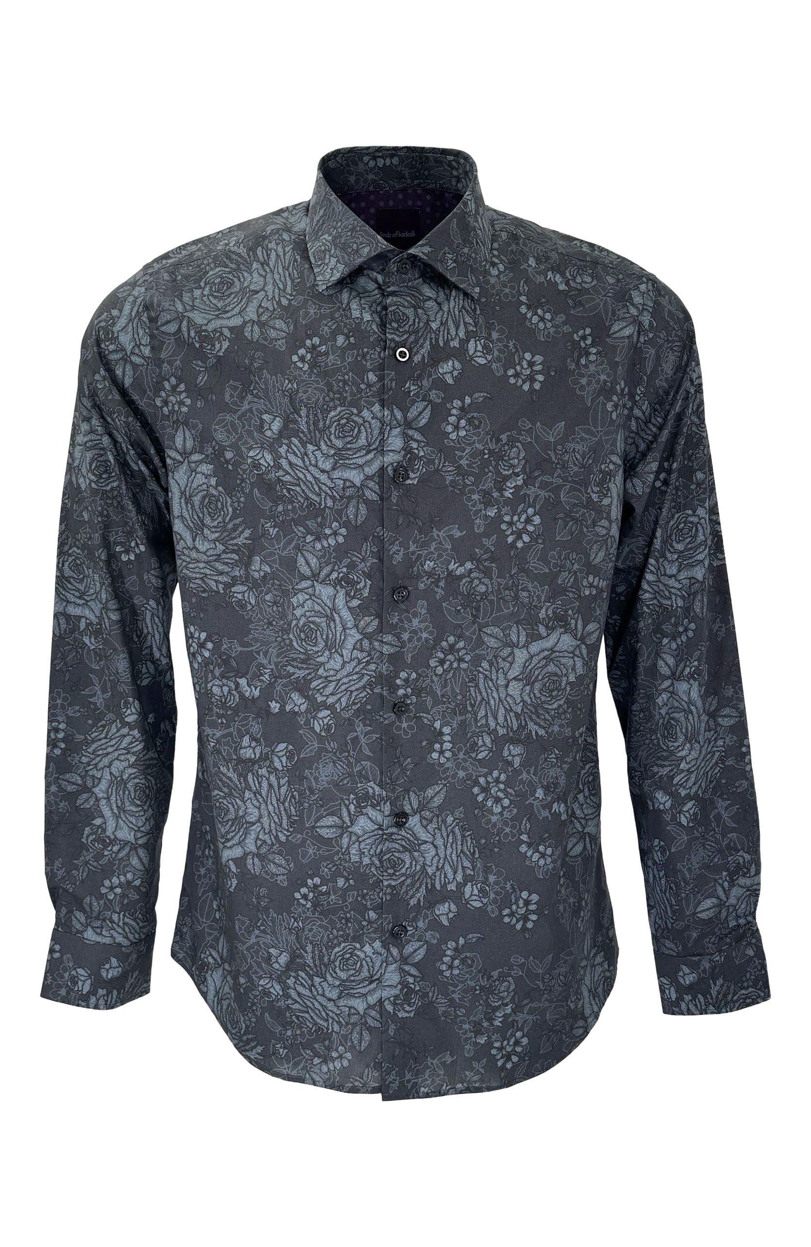 Roma Floral Charcoal