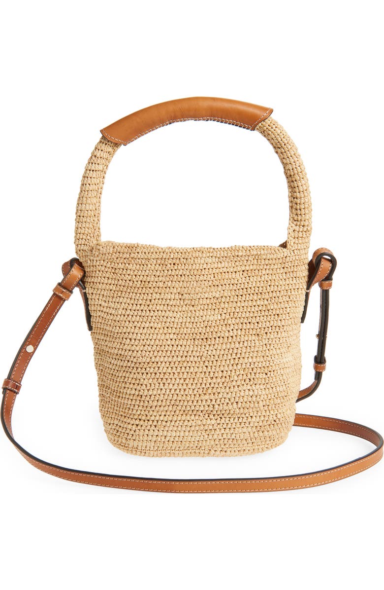 Helen Kaminski Yala Raffia Mini Shoulder Bag, Alternate, color, Natural/ Cotto