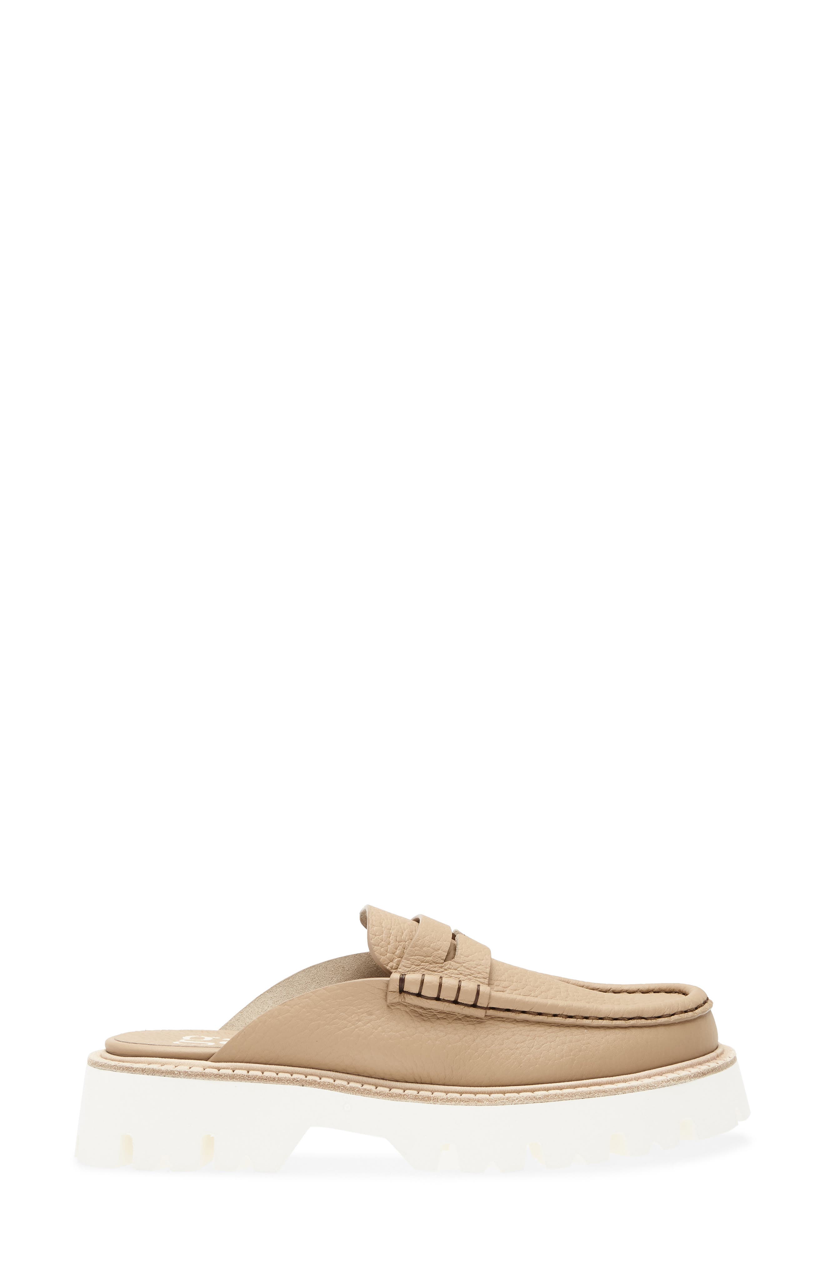 Pedro Garcia Savy Loafer Mule, Alternate, color, Camel Cervo