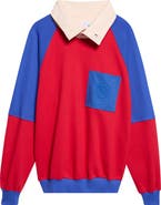 Stella McCartney SMC Crest Panel High Neck Sweatshirt