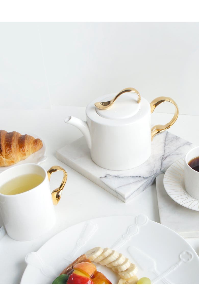 Twig New York Cutlery Low Teapot, Alternate, color, Multi