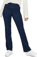 Hue Plush Lined Denim Bootcut Leggings