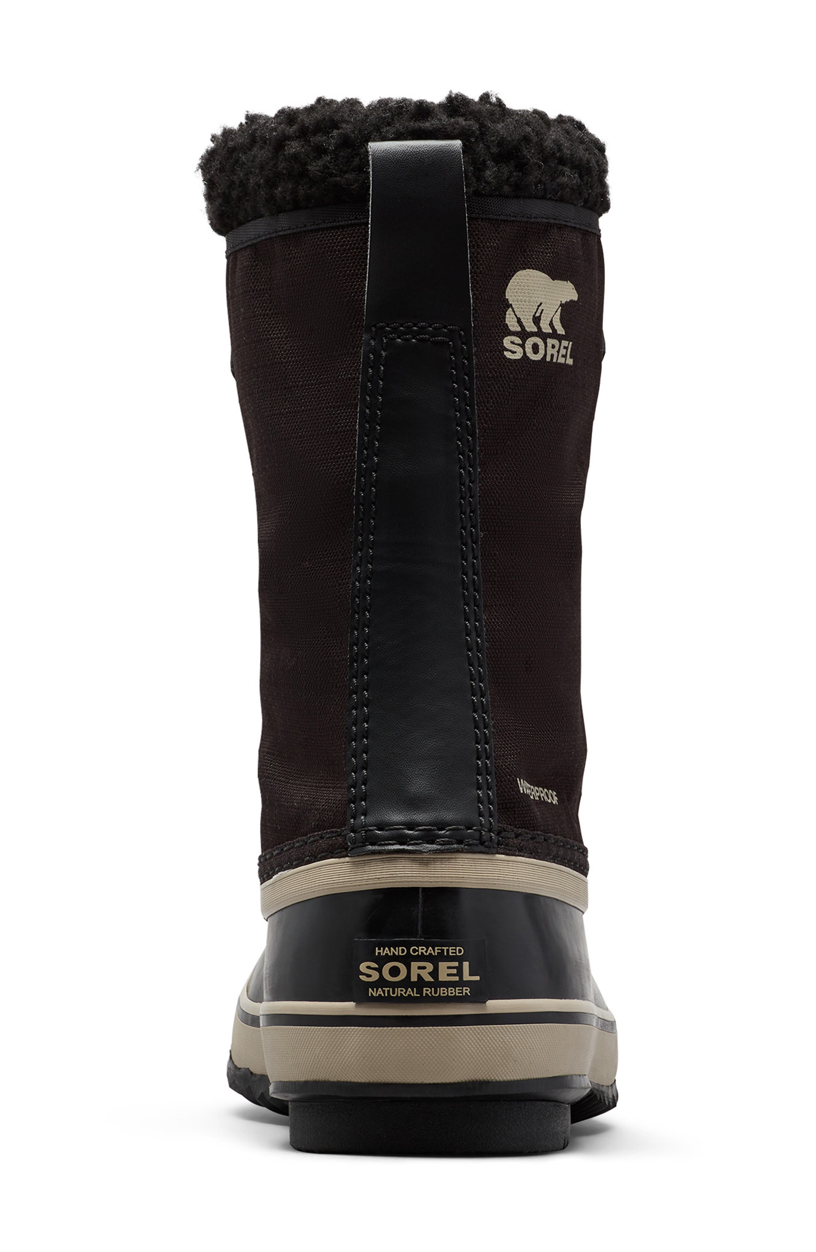 SOREL 1964 PAC<sup
™</sup
 Nylon Waterproof Boot, Alternate, color, Black/ Ancient Fossil