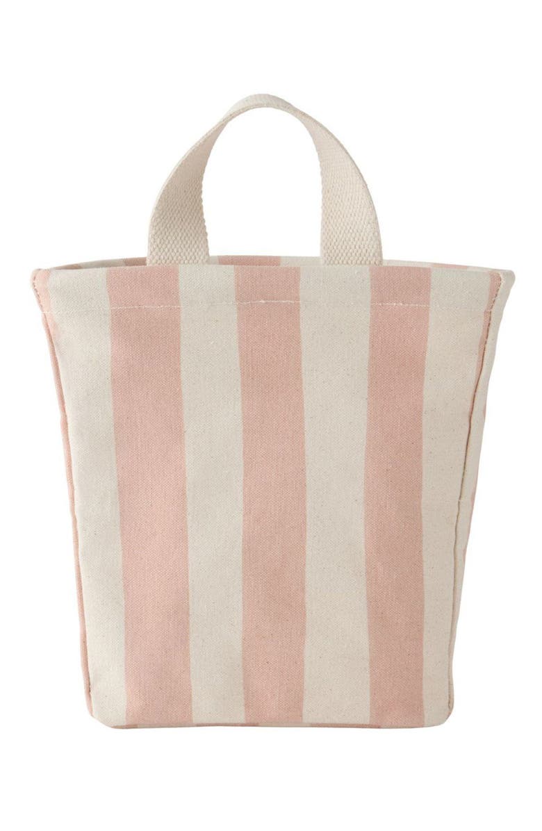 Pehr Stripe Storage Basket, Alternate, color, Blush