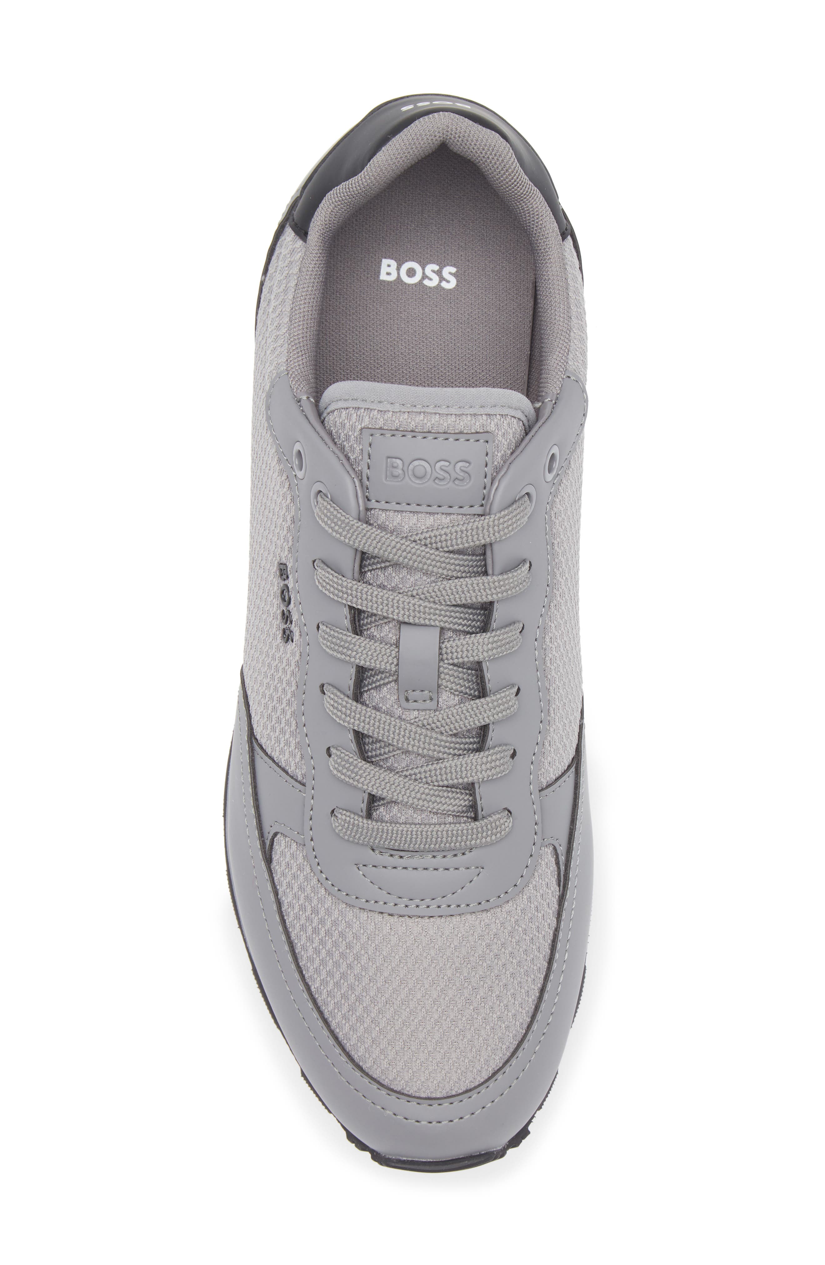 Parkour Runn Sneaker, Alternate, color, GREY/ BLACK