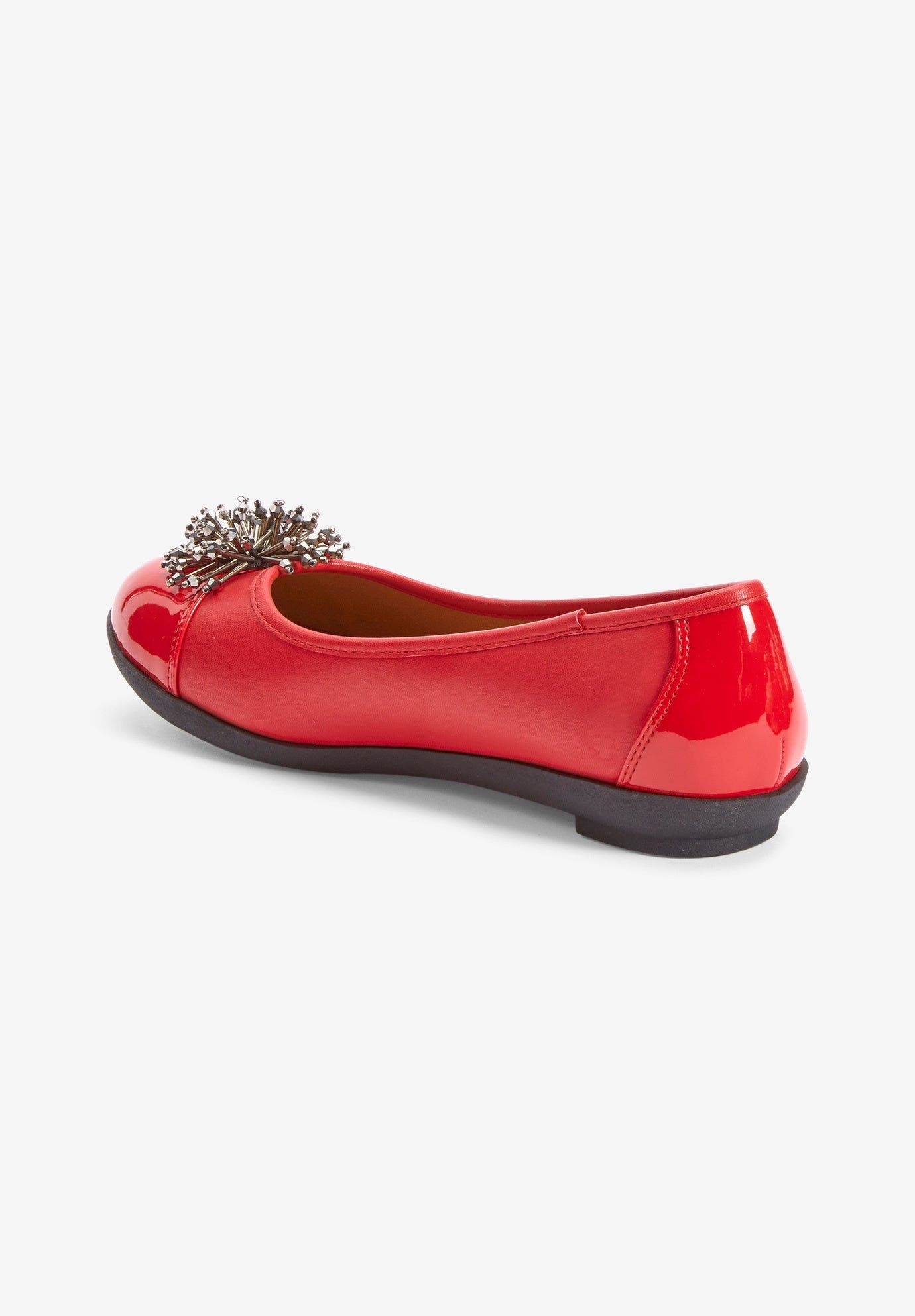 Comfortview The Jancis Slip On Flat, Alternate, color, Gunmetal