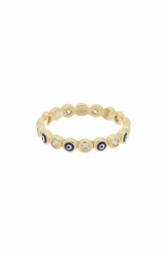 Evil Eye CZ Ring