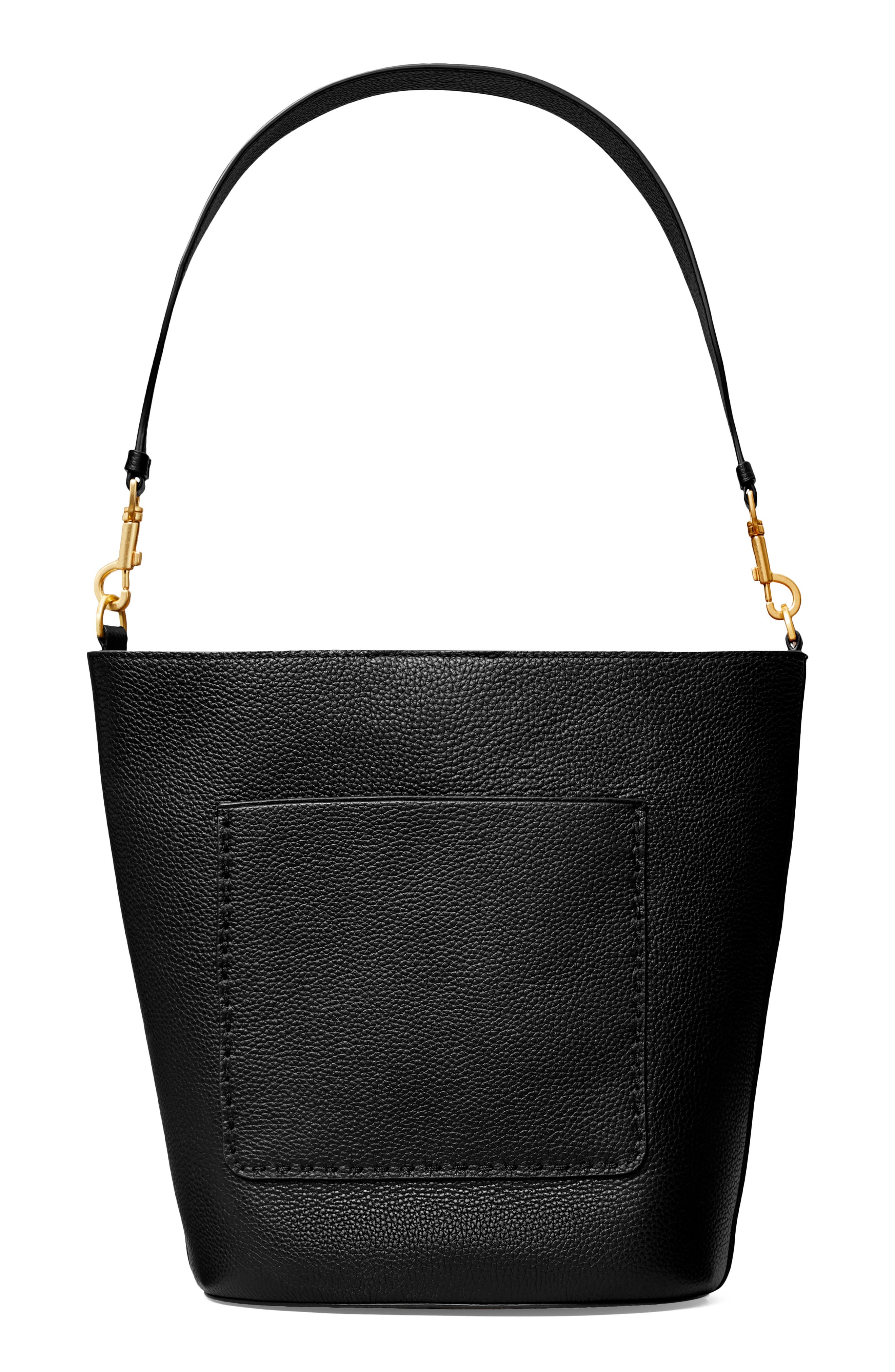 Tory Burch McGraw Leather Bucket Bag, Alternate, color, 