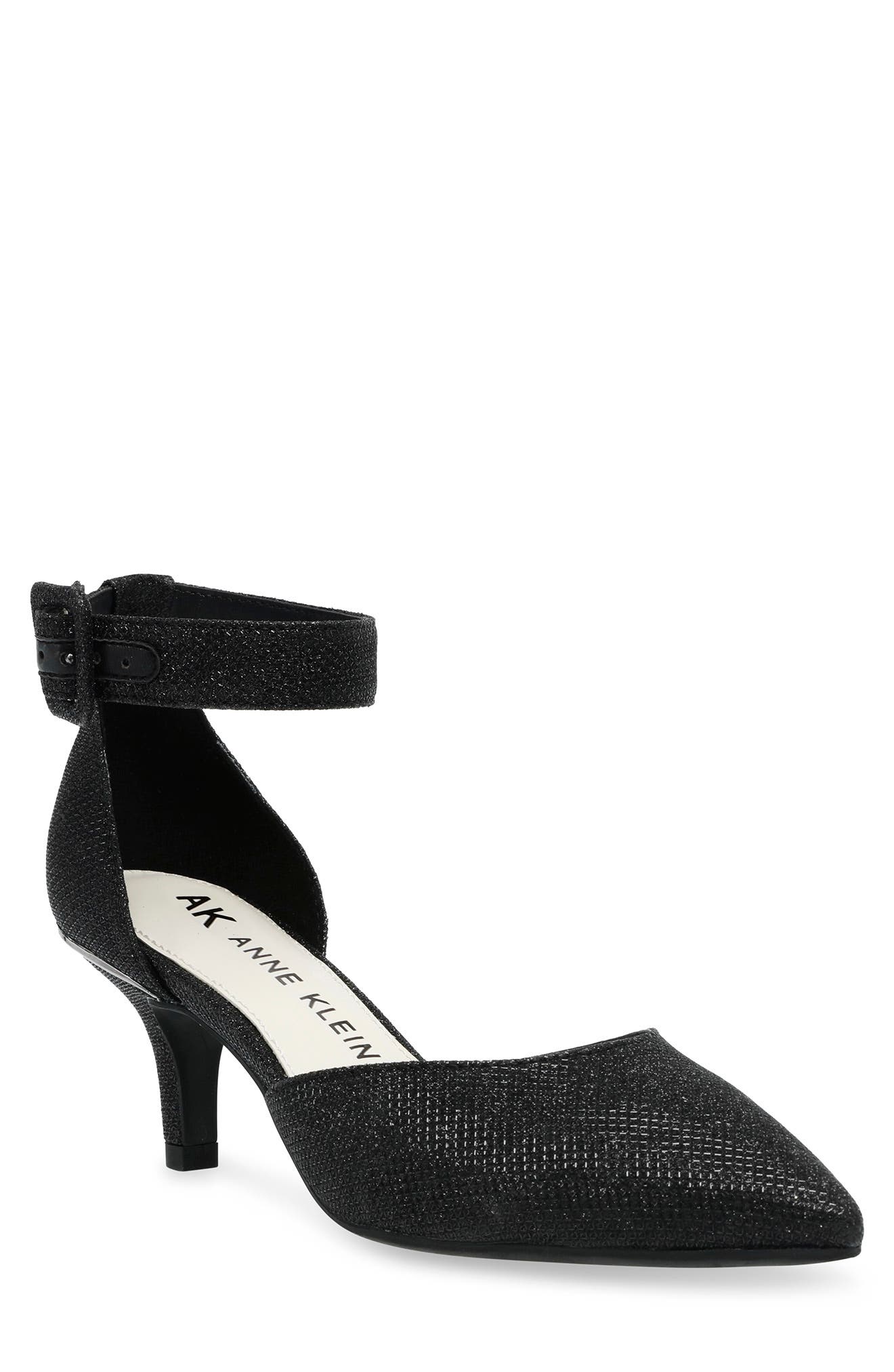 Anne Klein Fararia Pointed Toe Kitten Heel Pump, Main, color, 