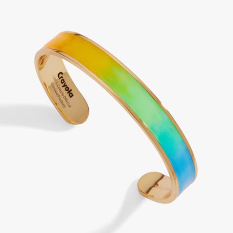 Crayola  x Alex and Ani Fan Favorites Rainbow Resin Cuff
