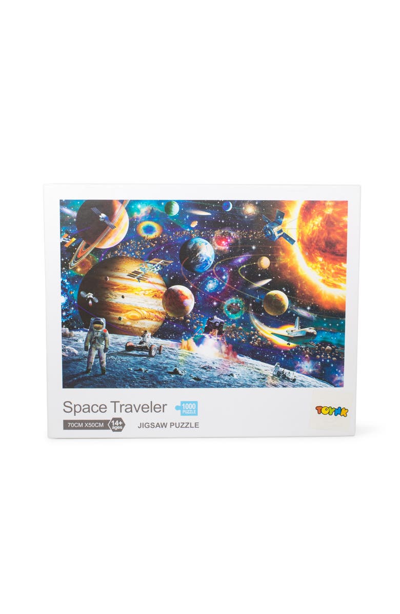 Toynk Space Traveler Space Puzzle 1000 Piece Jigsaw Puzzle | Jigsaw Puzzles For Adults, Main, color, Blue
