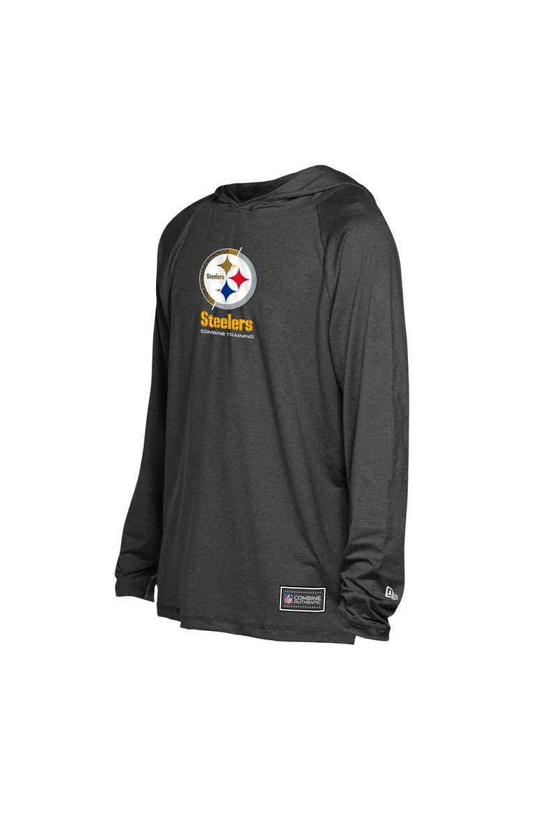 Men's New Era  Black Pittsburgh Steelers Functional Fandom Hoodie, Alternate, color, Black