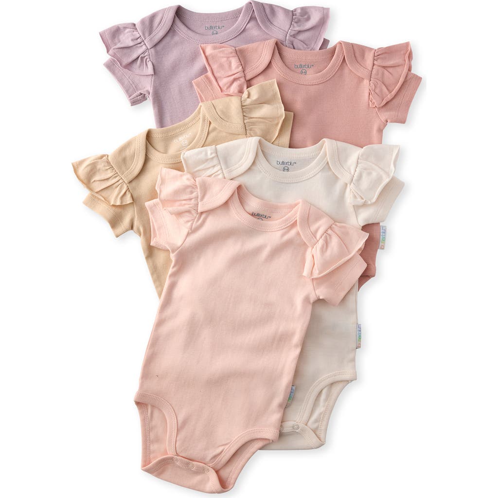 Butterblu Rory Assorted 5-pack Bodysuits In Multi