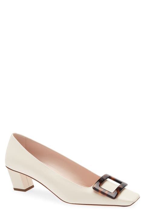 Belle Vivier Block Heel Pump