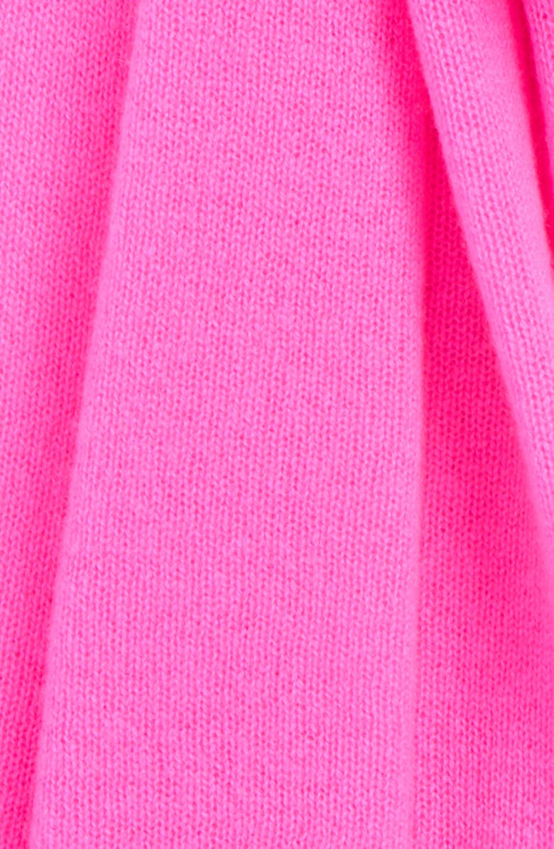 Nordstrom Cashmere Scarf, Alternate, color, Pink Neon