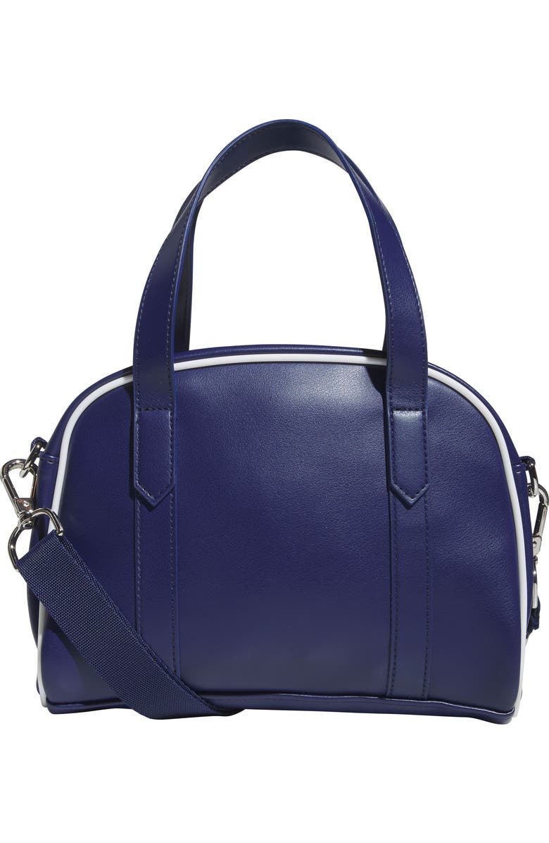 adidas Crossbody Bag with Mini Pouch, Alternate, color, Dark Blue/ White/ Silver
