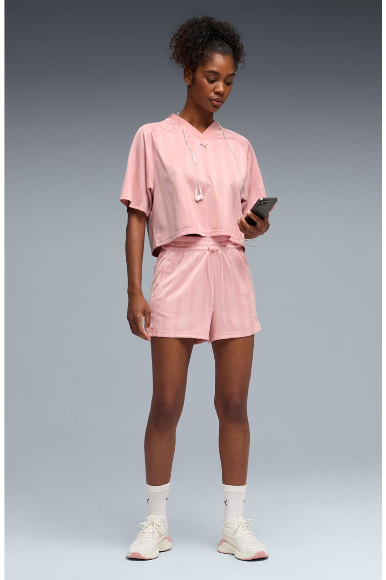 League Jersey Shorts, Alternate, color, ROSY OUTLOOK