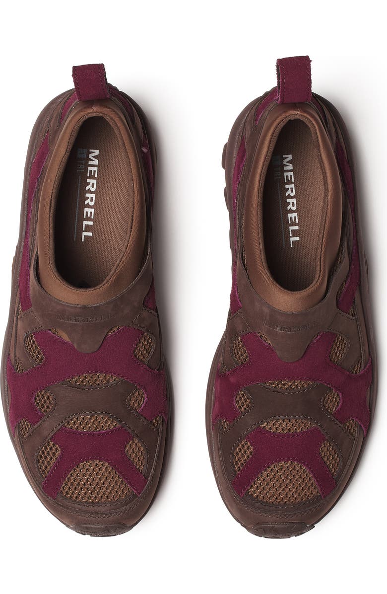 Merrell Jungle Moc Evo Vent Slip-On Sneaker, Alternate, color, Dark Cherry/ Coffee