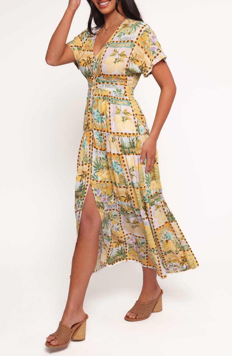 Petal & Pup Sorrento Print Maxi Dress, Alternate, color, Tropical Sun