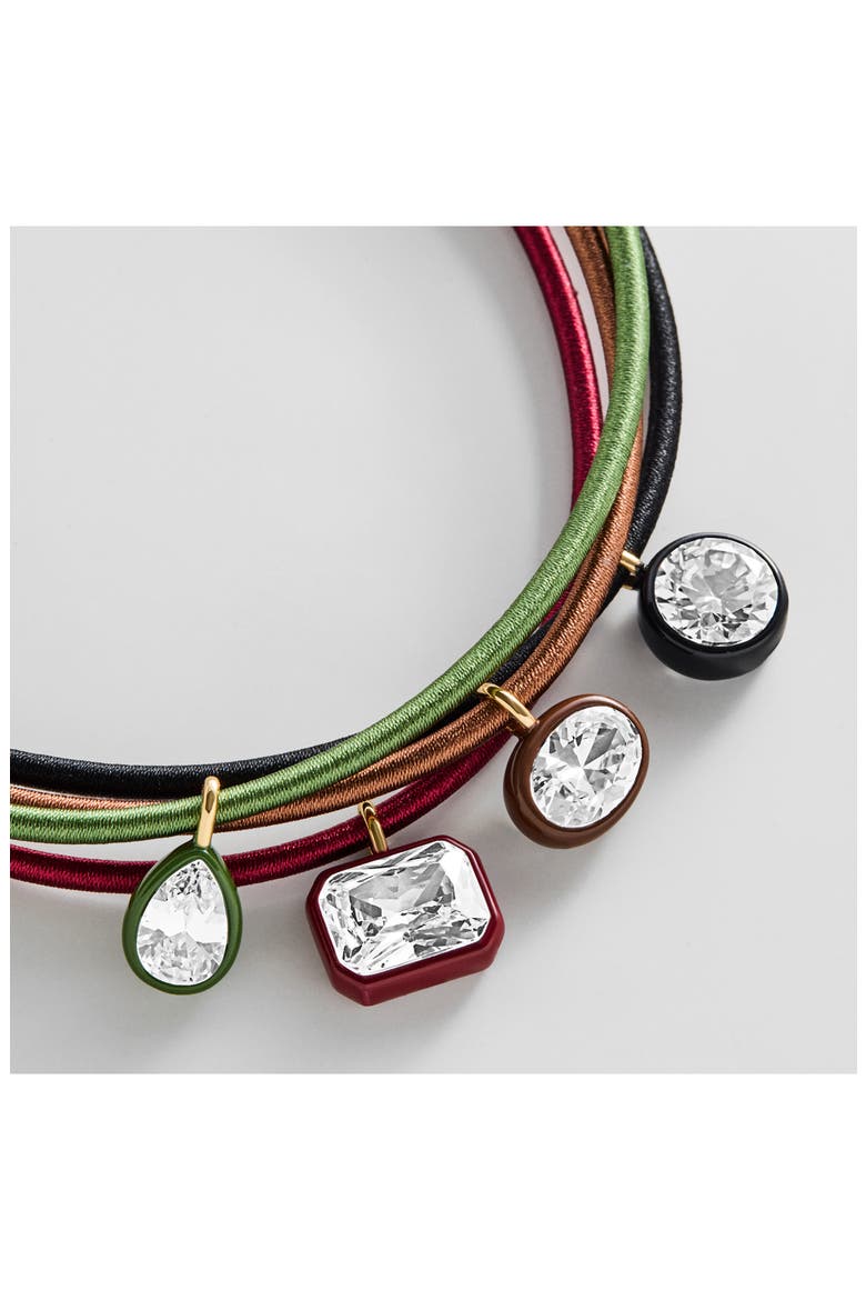 Lindsey Crystal Collar Necklace, Alternate, color, RED