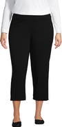 Lands' End Starfish Mid Rise Pull On Crop Pants