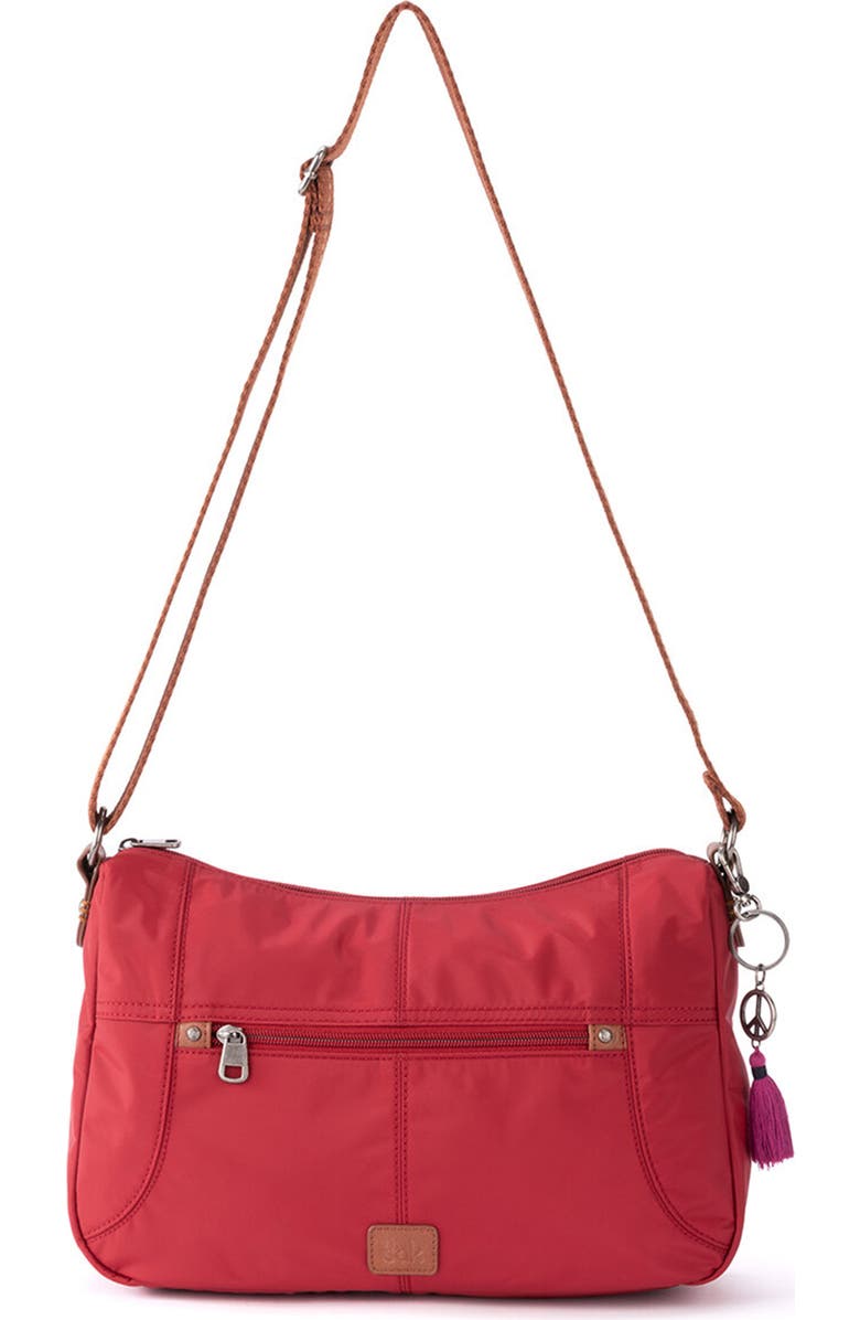 The Sak Esperato Nylon Hobo, Main, color, Crimson