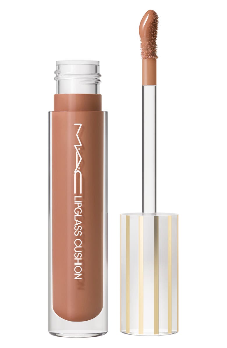 MAC Cosmetics Lipglass Cushion High-Pigment Lip Oil, Main, color, Malt