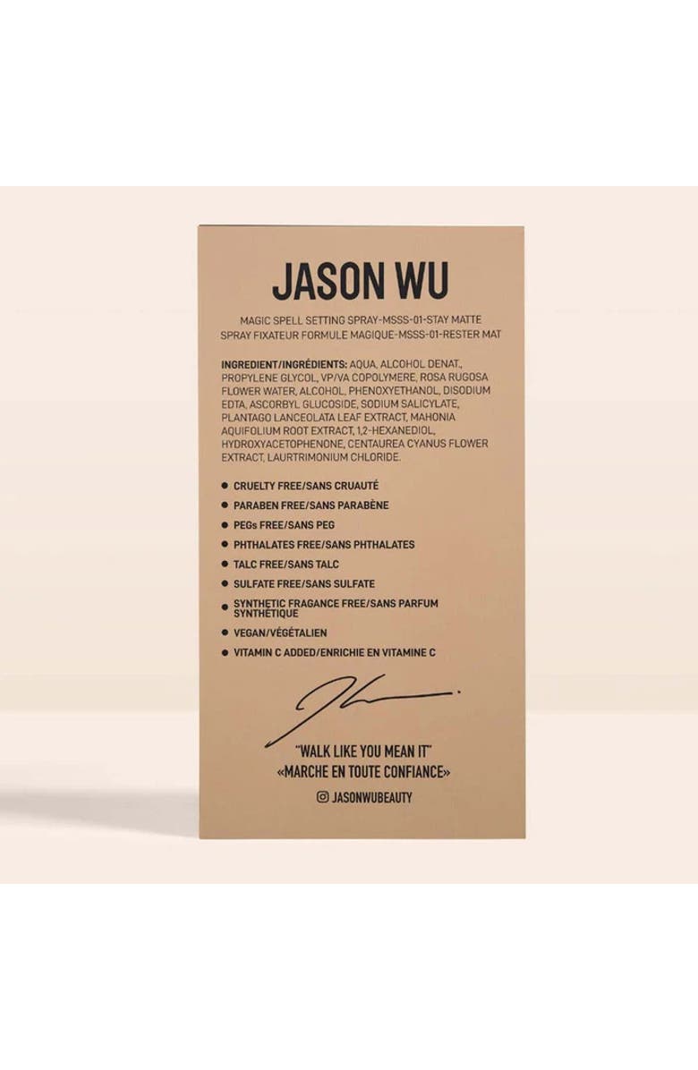Jason Wu Beauty Magic Spell Setting Spray, Alternate, color,