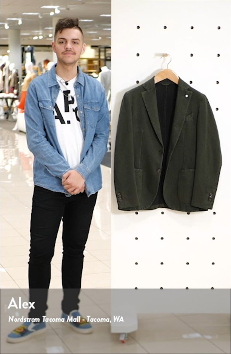 L.B.M 1911 Trim Fit Twill Cotton Sport Coat, sales video thumbnail