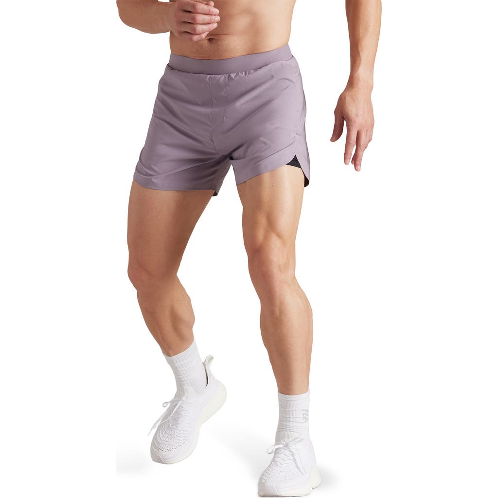 Rhone Extra Mile 5-inch Running Shorts In Purple