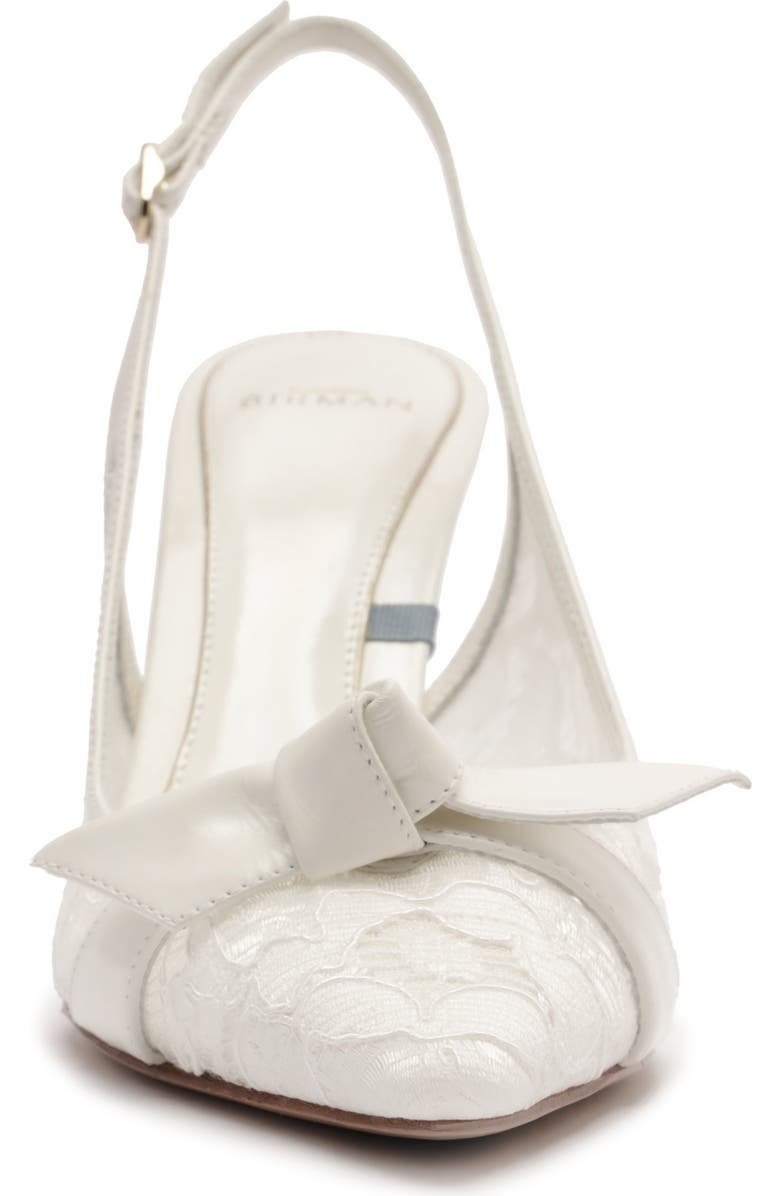 Alexandre Birman Clarita Classic Pointed Toe Slingback Pump, Alternate, color, Off White/ Ivory