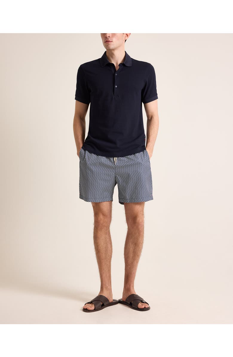 Orlebar Brown Bruno Pique Classic Fit Pique Polo, Alternate, color, Night Iris