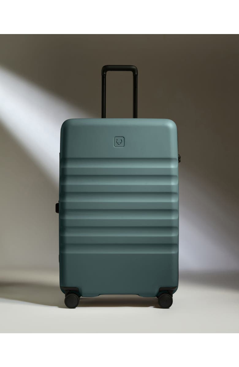 ANTLER Icon Stripe Large Luggage, Alternate, color, Glade Blue
