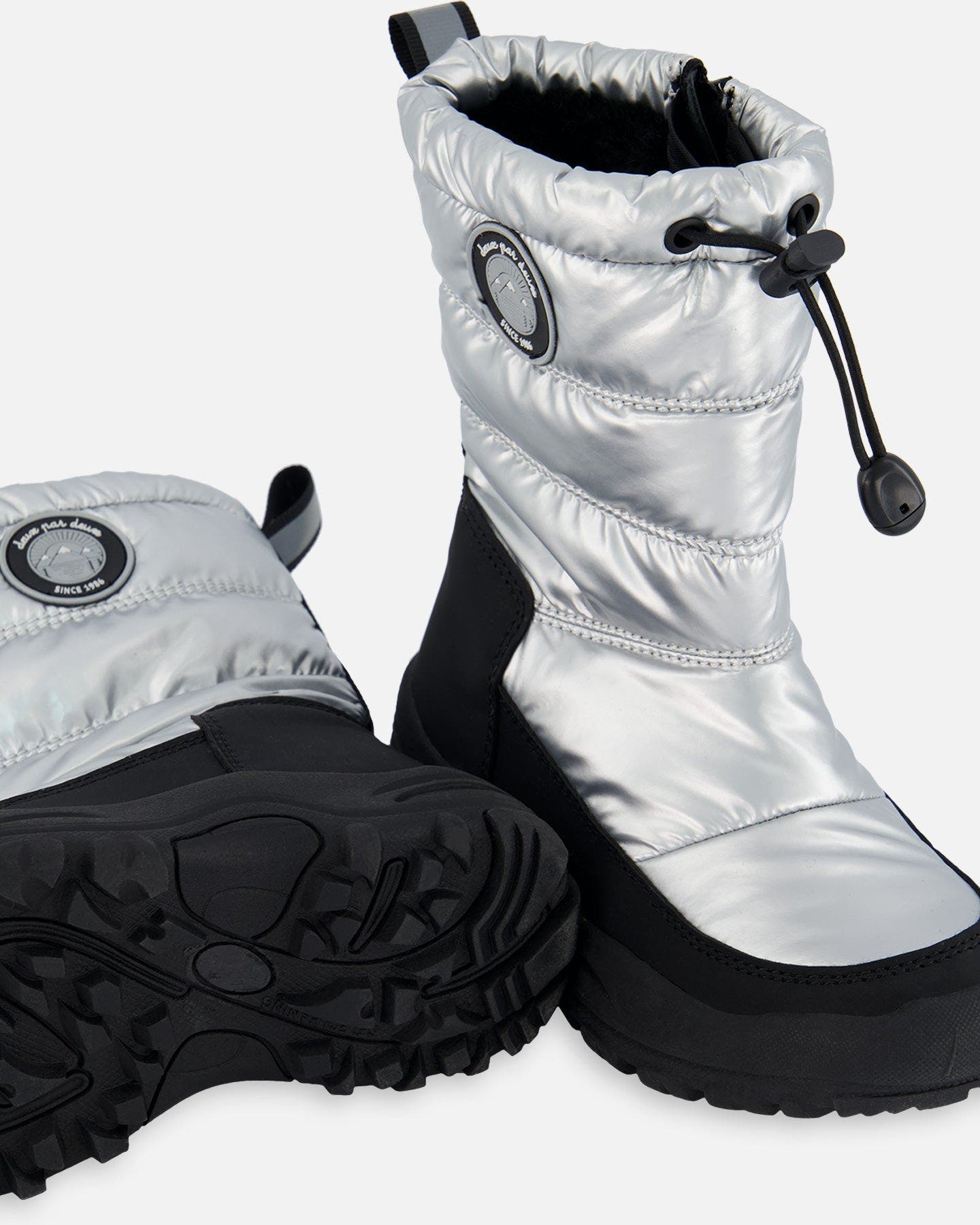 Deux par Deux Winter Boots, Alternate, color, Silver
