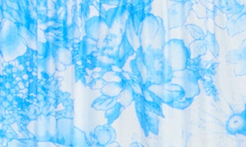 BLU PEPPER BLU PEPPER FLORAL PLEATED MIDI DRESS 