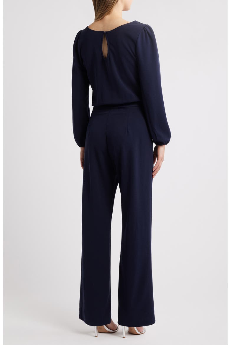 Aileen Long Sleeve Jumpsuit, Alternate, color, NAVY