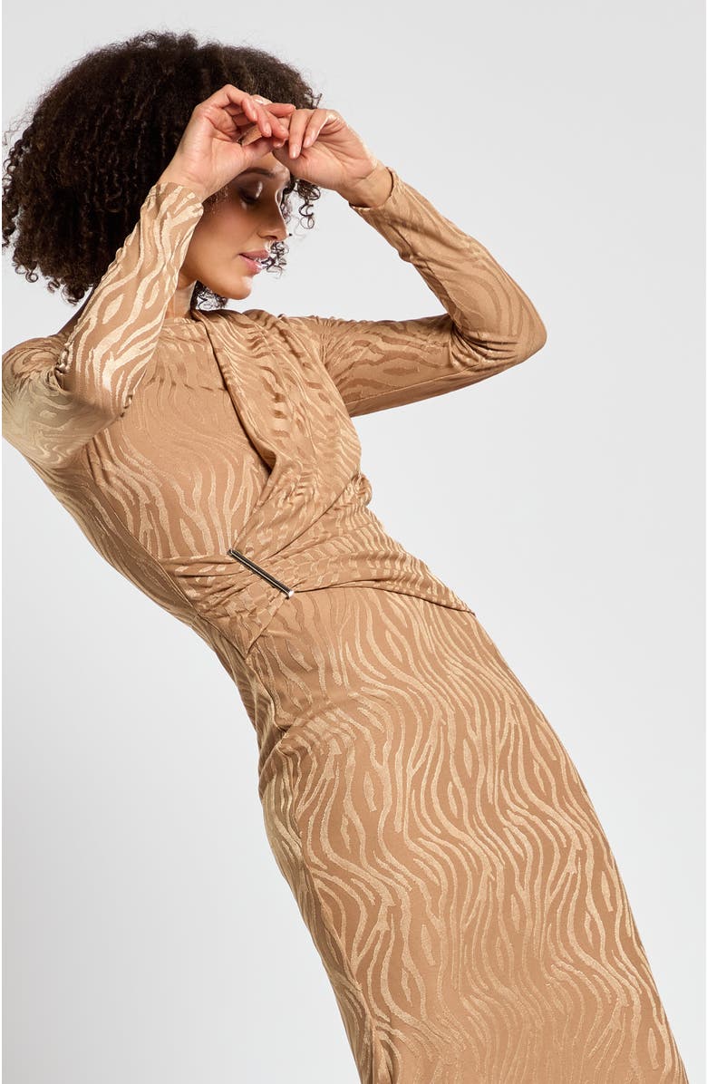 Daska Eris Dress, Alternate, color, Camel