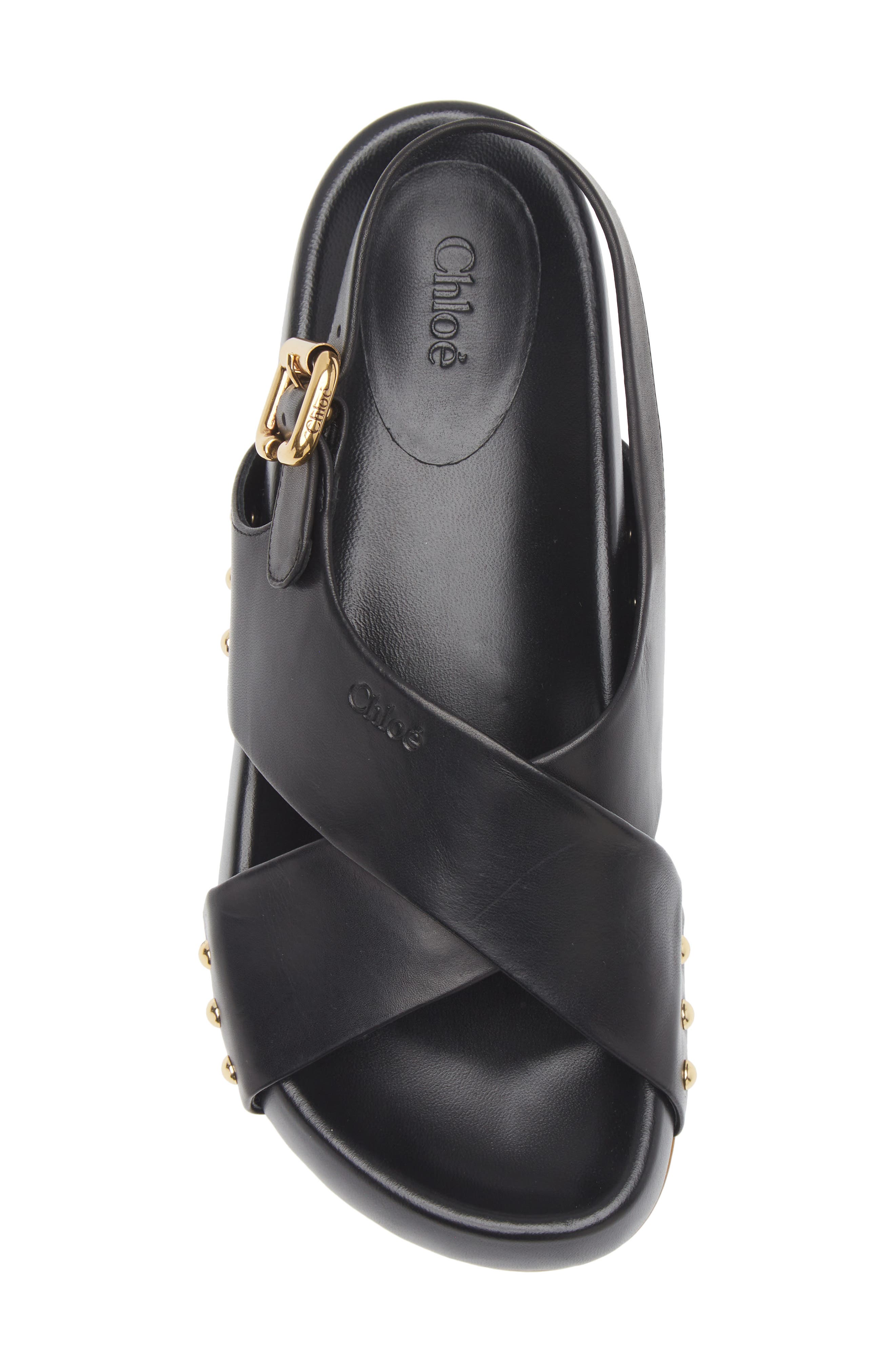 Chloé Mae Paddington Sandal, Alternate, color, Black
