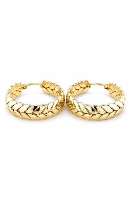 Braided Hoop Earrings